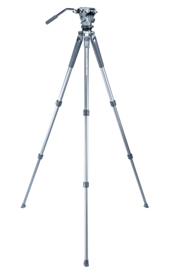 Vanguard Alta Pro 2V 263AVP Aluminum Tripod features a 360 adjustable 2-Way Video Pan Head